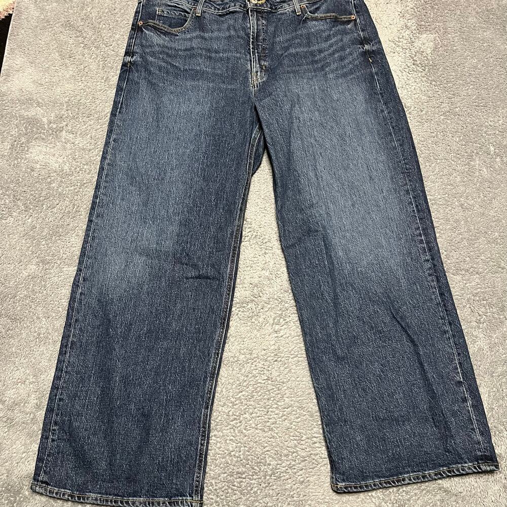 Old Navy Sky Hi Wide Leg Jeans Womens 20 (41x31) Baggy 2025